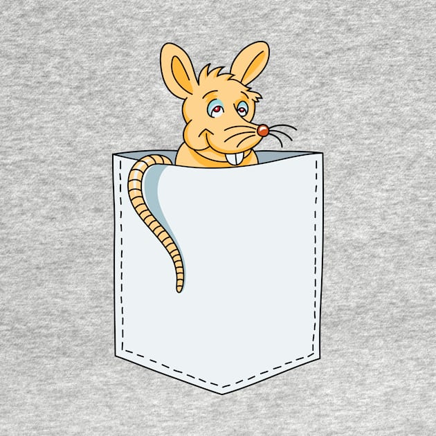 Mouse Rat in Pocket by AVEandLIA